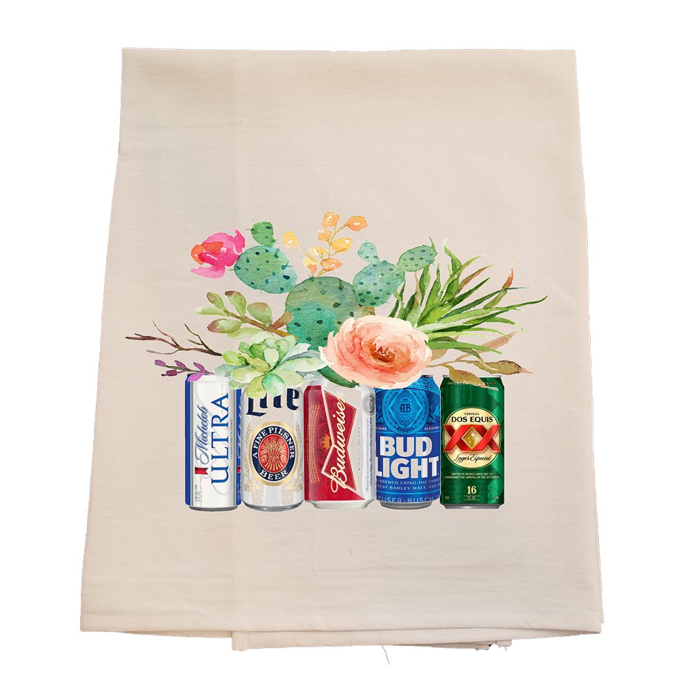 Beer Bouquet Bar Towel - Tipsy Cocktail Supply Co.