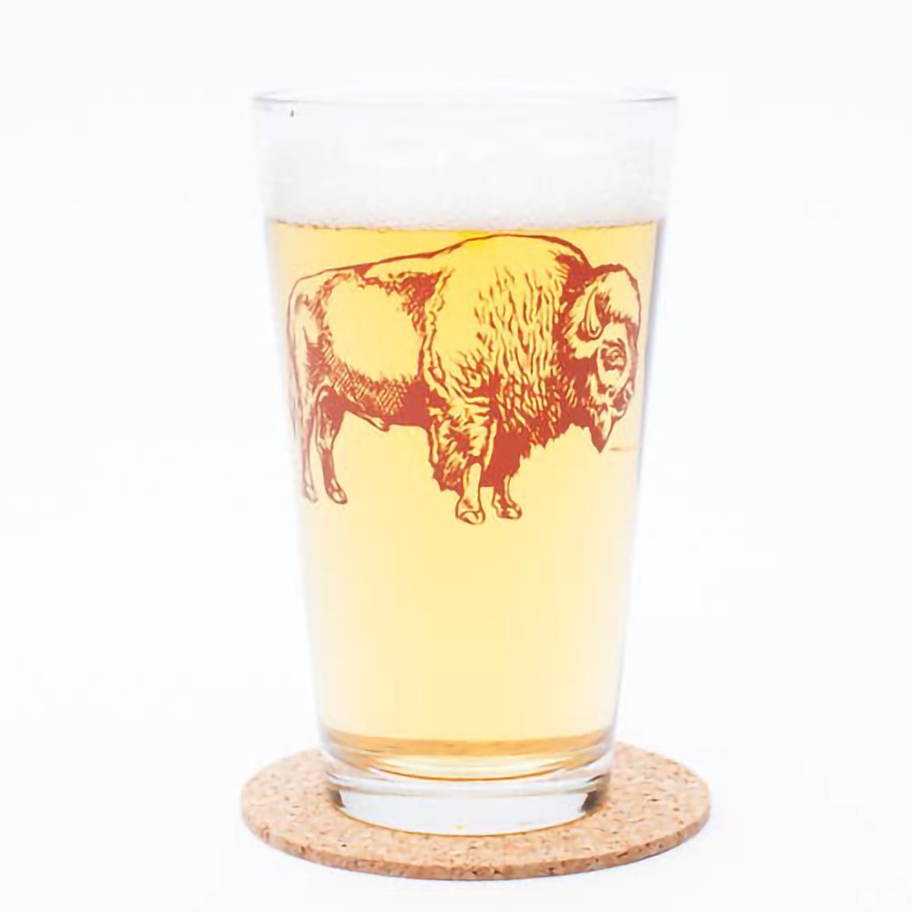 Bison Pint Glass - Tipsy Cocktail Supply Co.