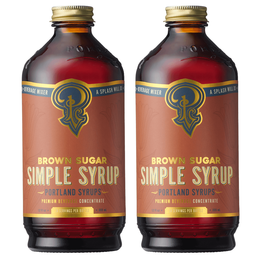 Brown Sugar Simple Syrup two - pack - Tipsy Cocktail Supply Co.