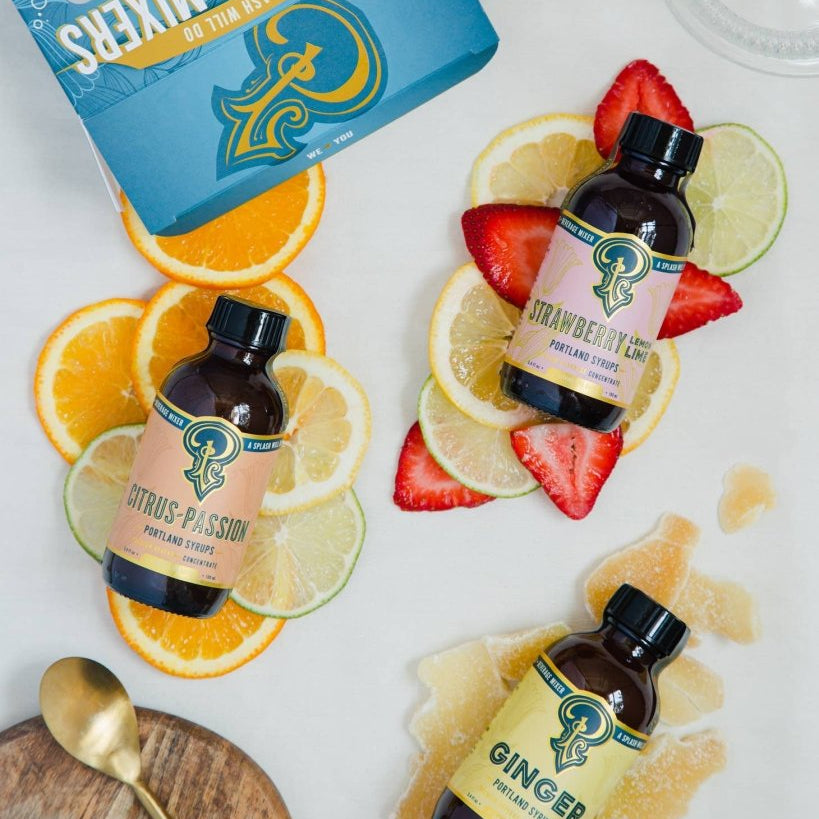 Classic Cocktail Syrup Sampler Pack - Tipsy Cocktail Supply Co.