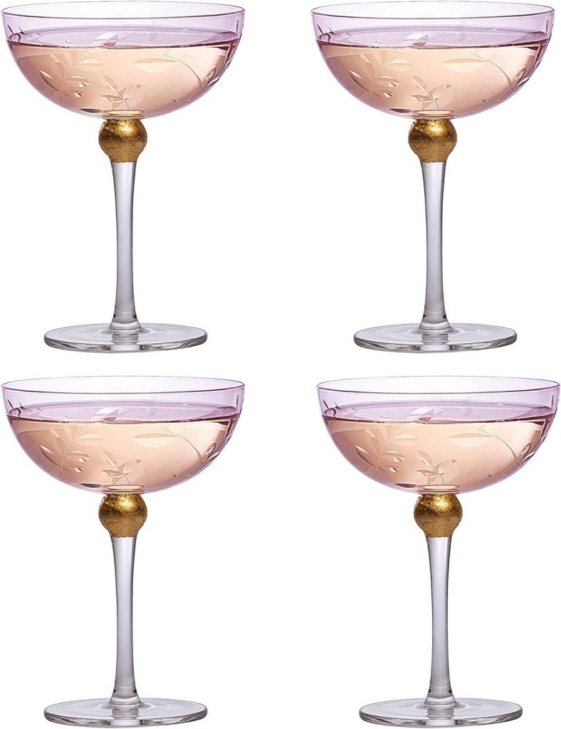 Classic Coupe Cocktail or Champagne Glasses - Tipsy Cocktail Supply Co.