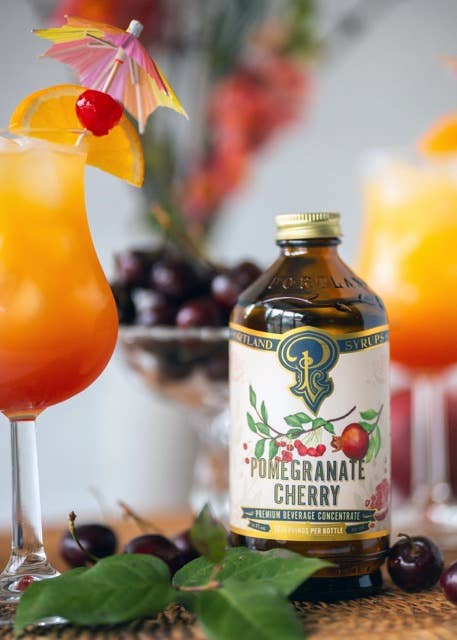 Pomegranate Cherry Syrup - Tipsy Cocktail Supply Co.