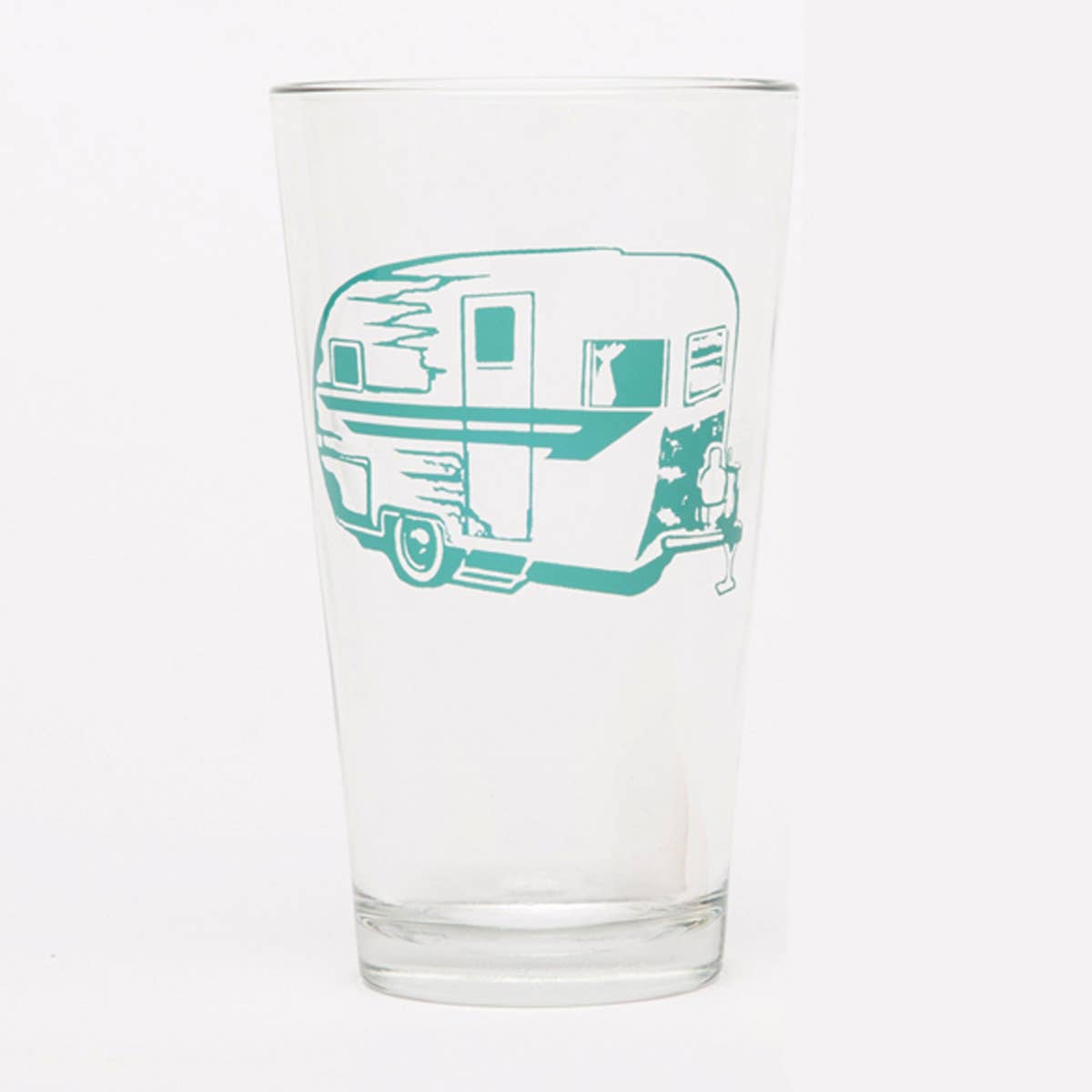 Camper Trailer Pint Glass - Tipsy Cocktail Supply Co.