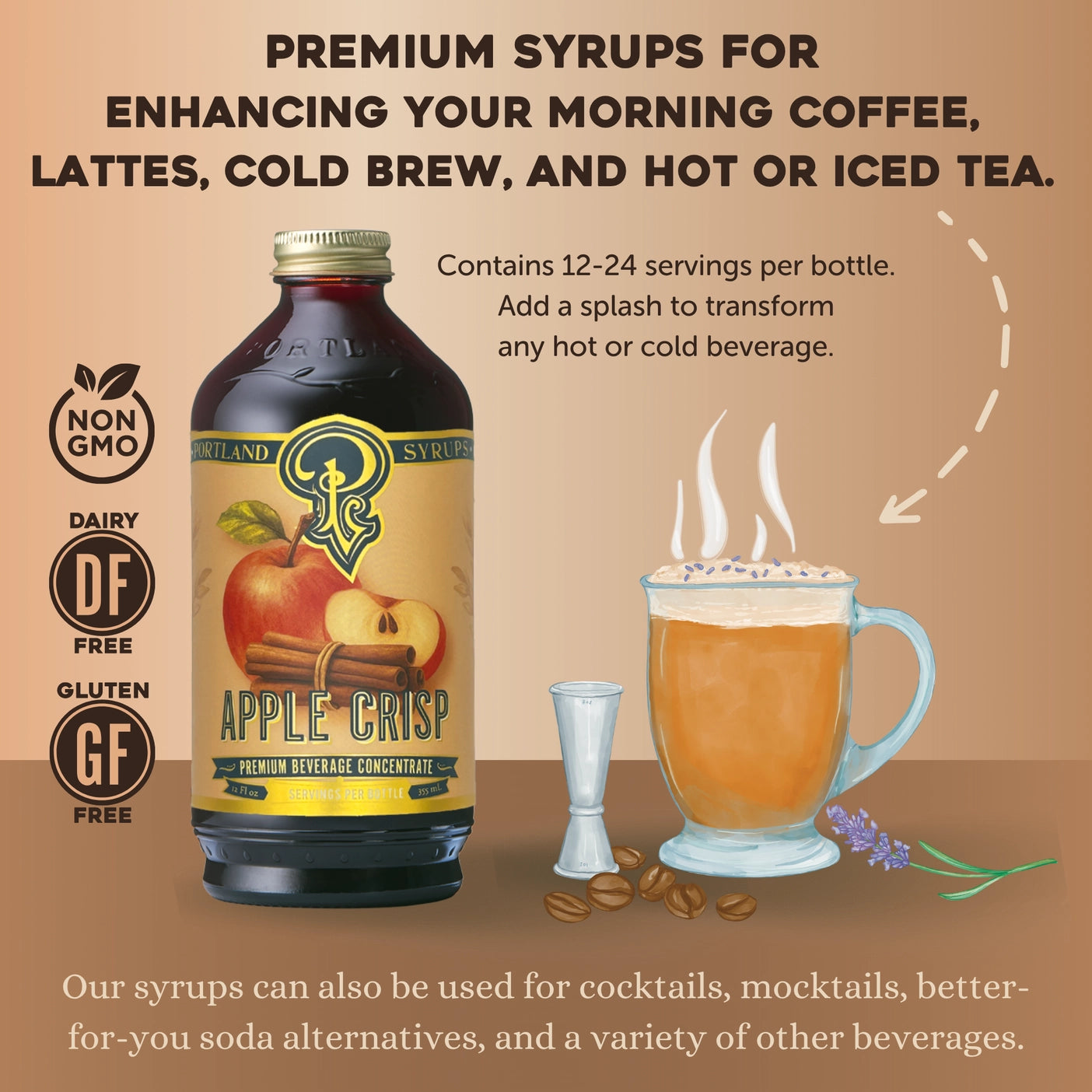 Apple Crisp Syrup - Tipsy Cocktail Supply Co.