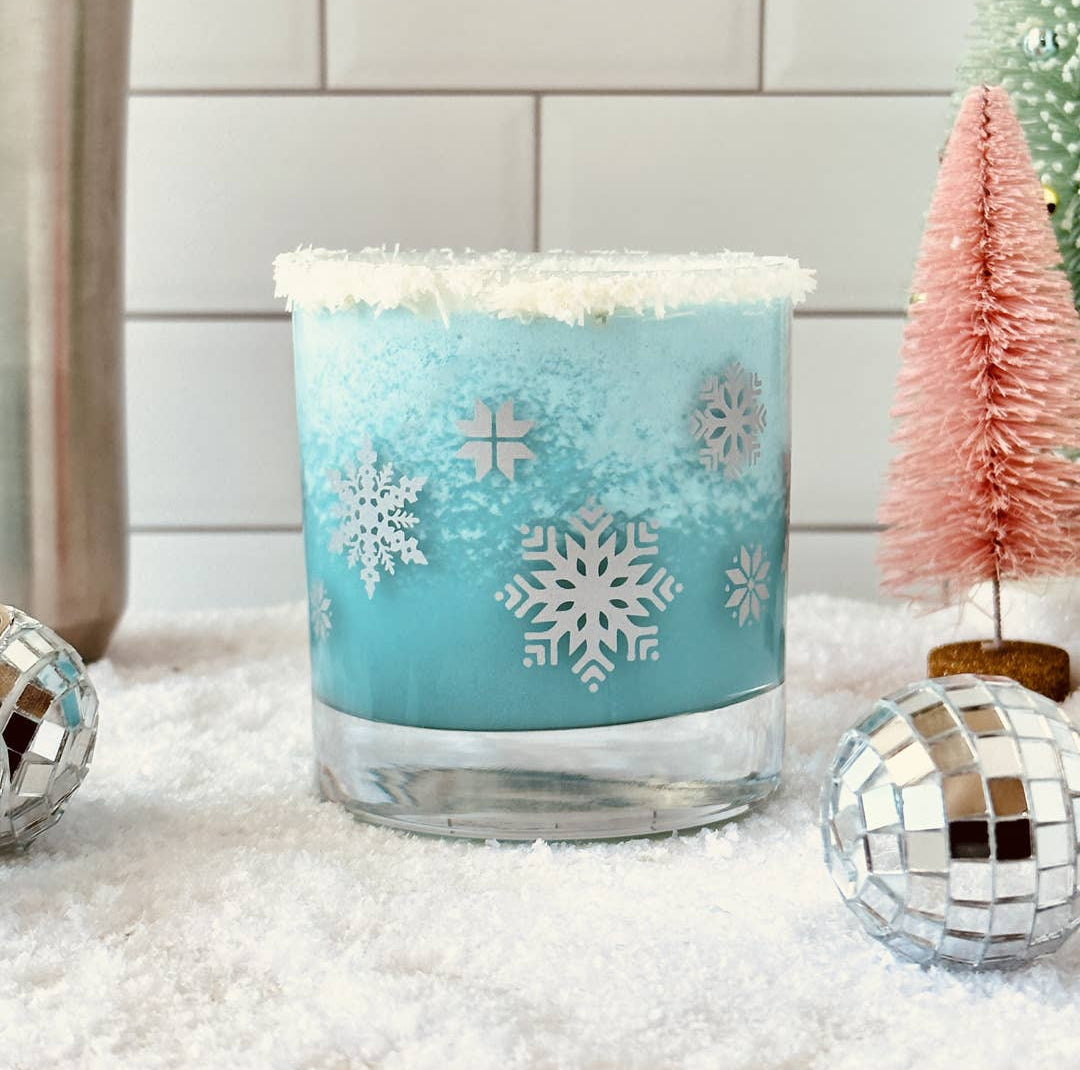 Snowflake Rocks Glasses - Tipsy Cocktail Supply Co.