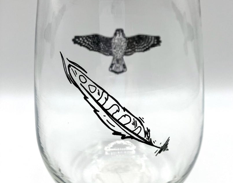 EXCLUSIVE! American Kestrel Wine Glass - Tipsy Cocktail Supply Co.