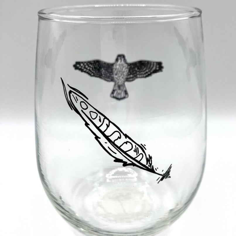 EXCLUSIVE! American Kestrel Wine Glass - Tipsy Cocktail Supply Co.