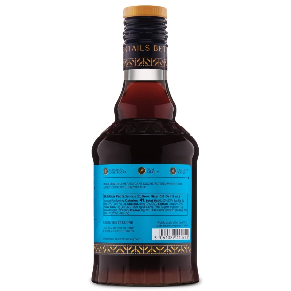 Demerara Gum Syrup: 375 mL - Tipsy Cocktail Supply Co.