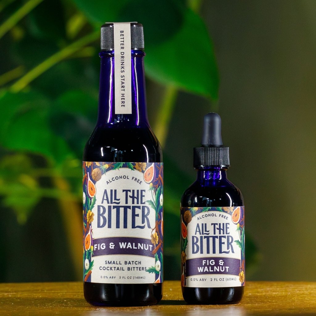 Non - Alcoholic Fig & Walnut Bitters - Tipsy Cocktail Supply Co.