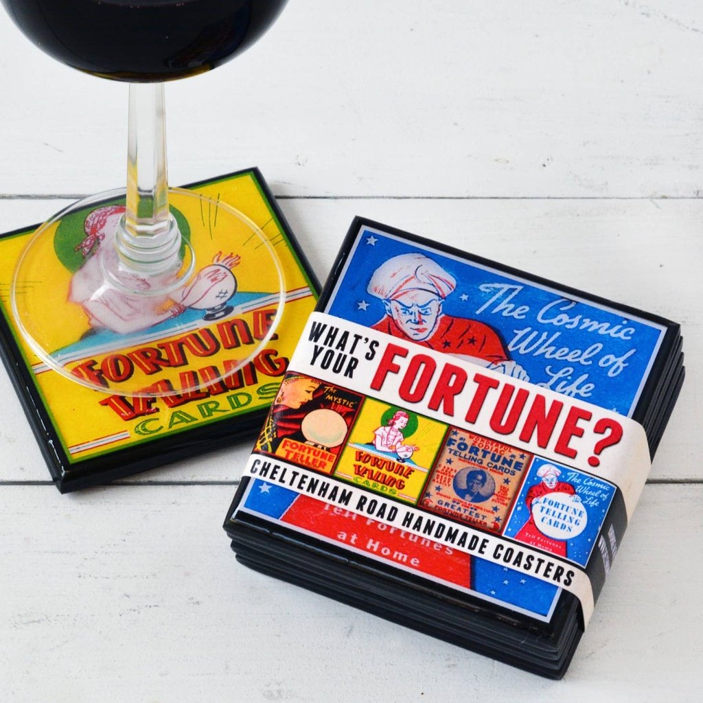 Fortune Telling Drink Coaster Set - Tipsy Cocktail Supply Co.