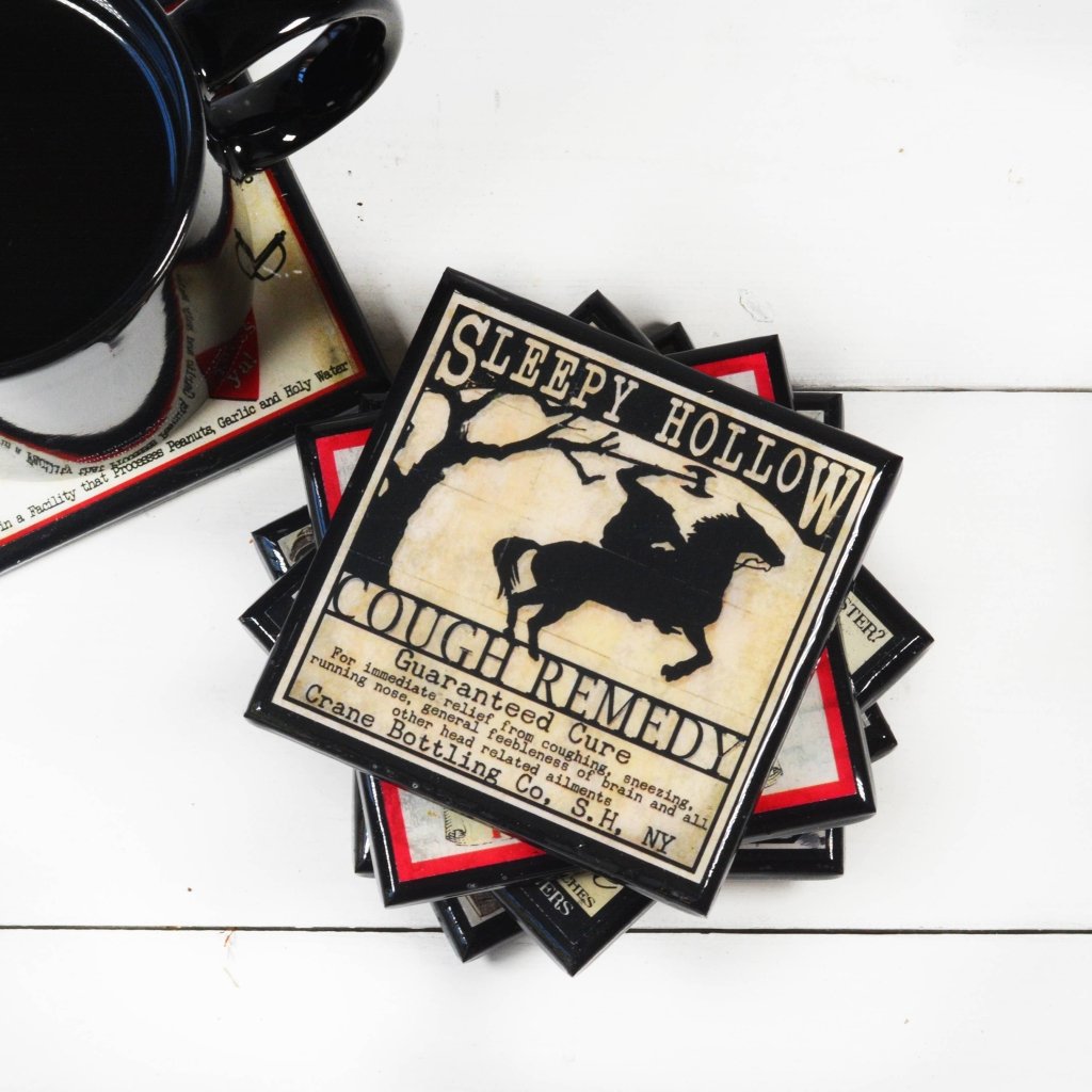 Funny Victorian Gothic Coasters - Tipsy Cocktail Supply Co.