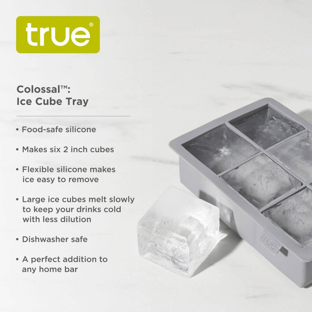 Giant 2" Ice Cube Tray - Tipsy Cocktail Supply Co.