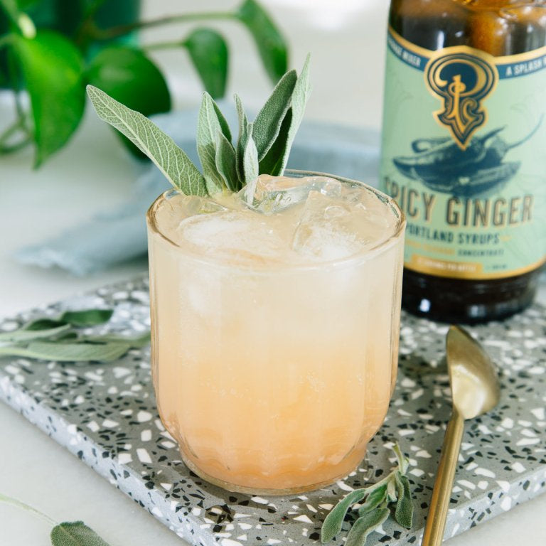 Spicy Ginger Syrup two - pack - Tipsy Cocktail Supply Co.