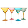 Gold Rimmed Crystal Martini Glasses - Tipsy Cocktail Supply Co.