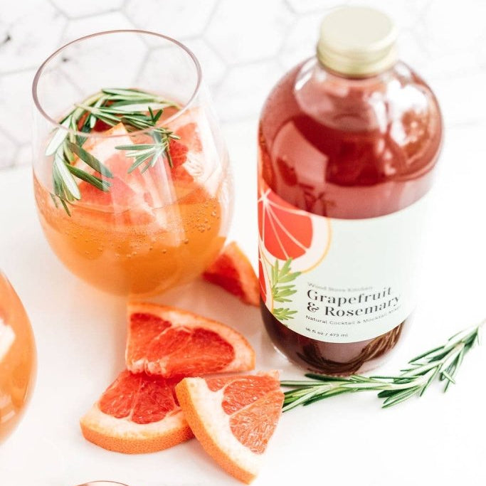 Grapefruit & Rosemary Cocktail Mixer - Tipsy Cocktail Supply Co.