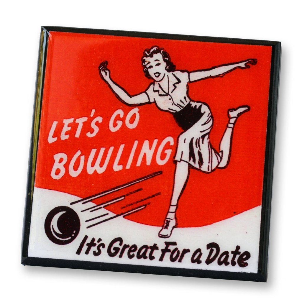 Lets Bowl! Vintage Bowling Coaster Set - Tipsy Cocktail Supply Co.