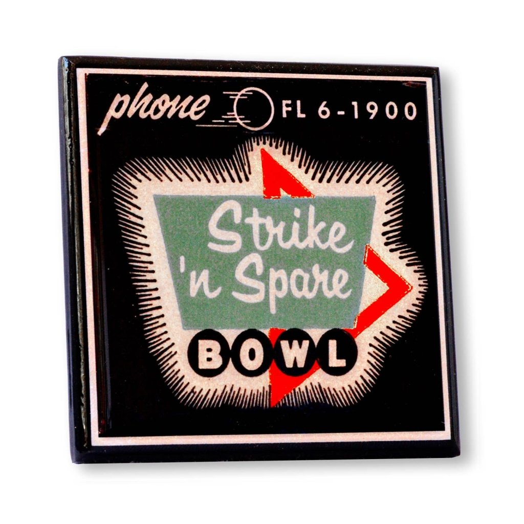 Lets Bowl! Vintage Bowling Coaster Set - Tipsy Cocktail Supply Co.