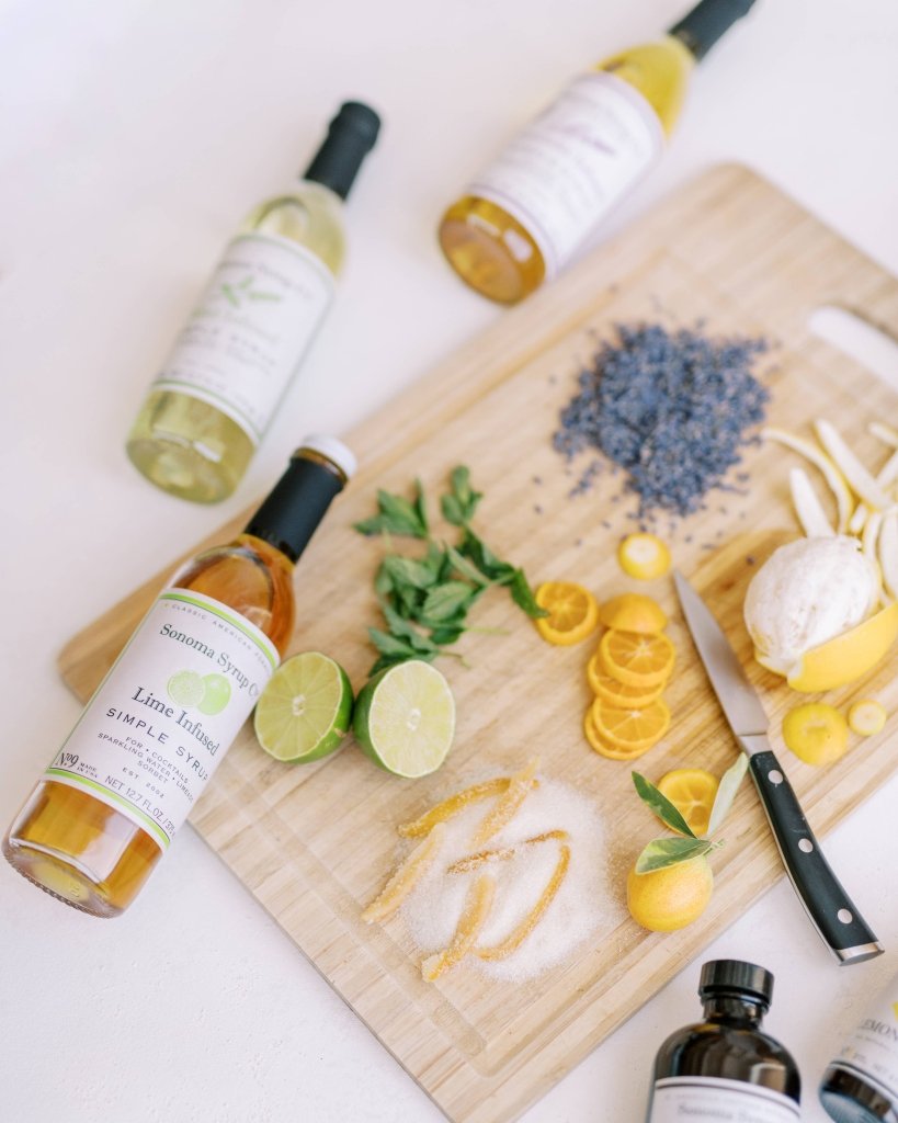 Lime Infused Simple Syrup - Tipsy Cocktail Supply Co.