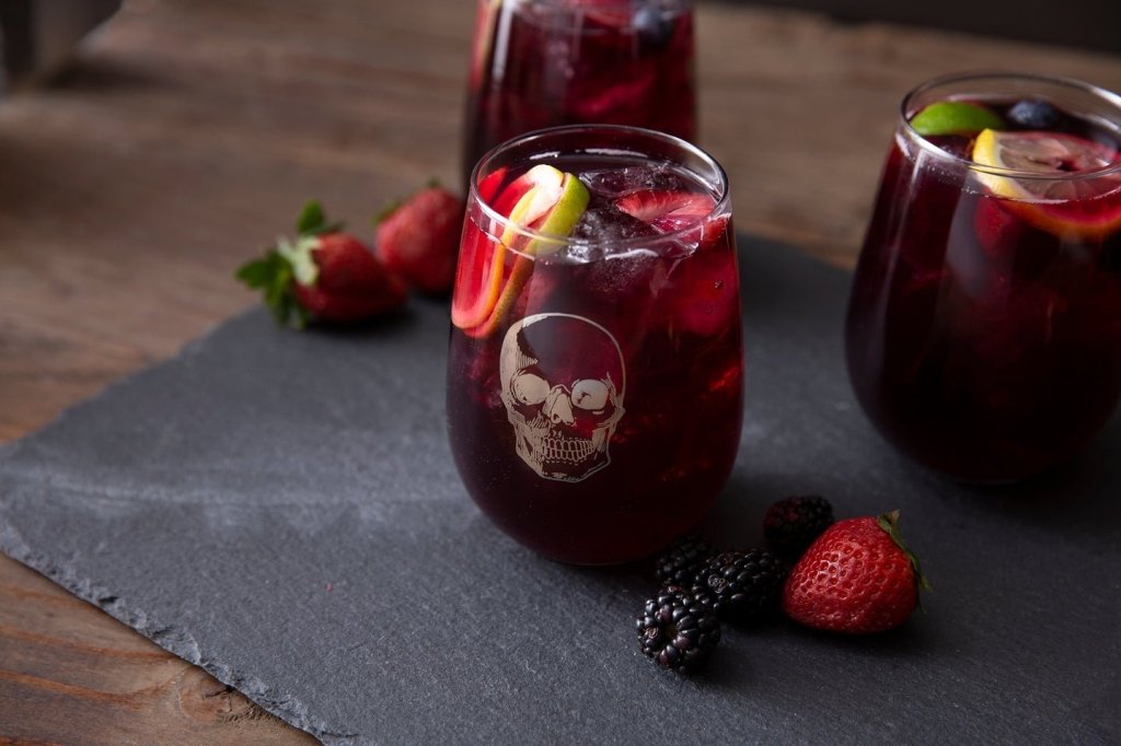 Macabre Wine Glass Collection - Tipsy Cocktail Supply Co.