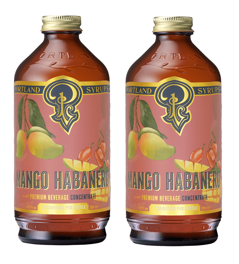 Mango Habanero Syrup two - pack - Tipsy Cocktail Supply Co.