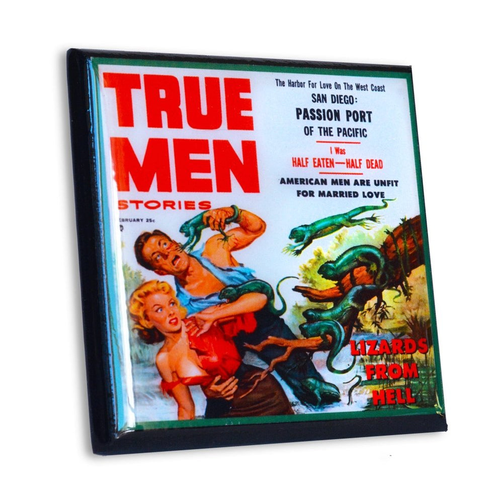 Manly Manly Men Pulp Fiction Coaster Set - Tipsy Cocktail Supply Co.