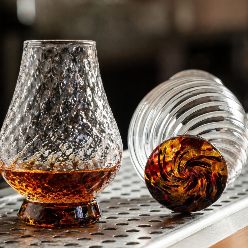 Handblown Neat Pour Glass | Made in USA | Artisan Crystal (Lead - Free) - Tipsy Cocktail Supply Co.