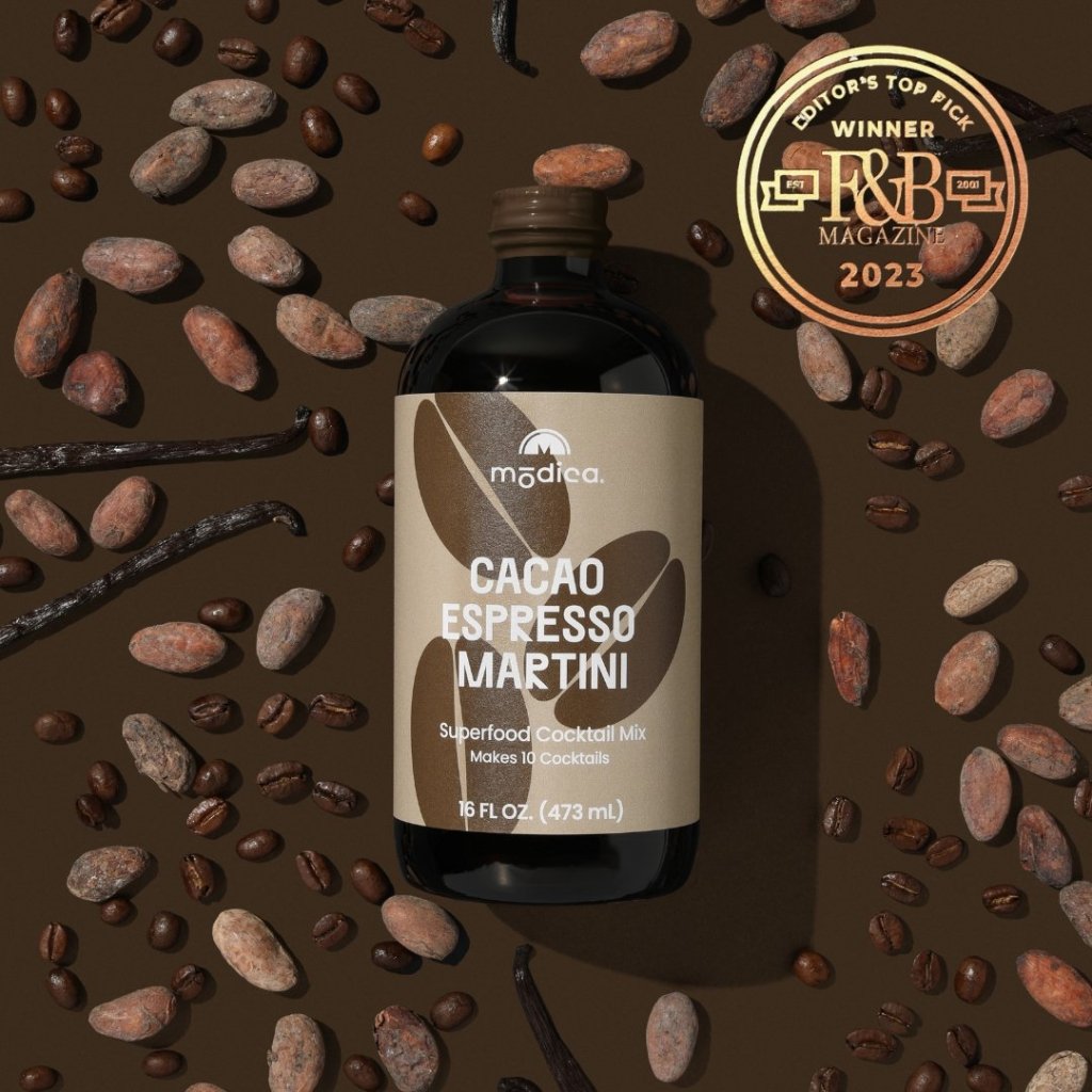 NEW! Cacao Espresso Martini Cocktail + Mocktail Mixer - Tipsy Cocktail Supply Co.