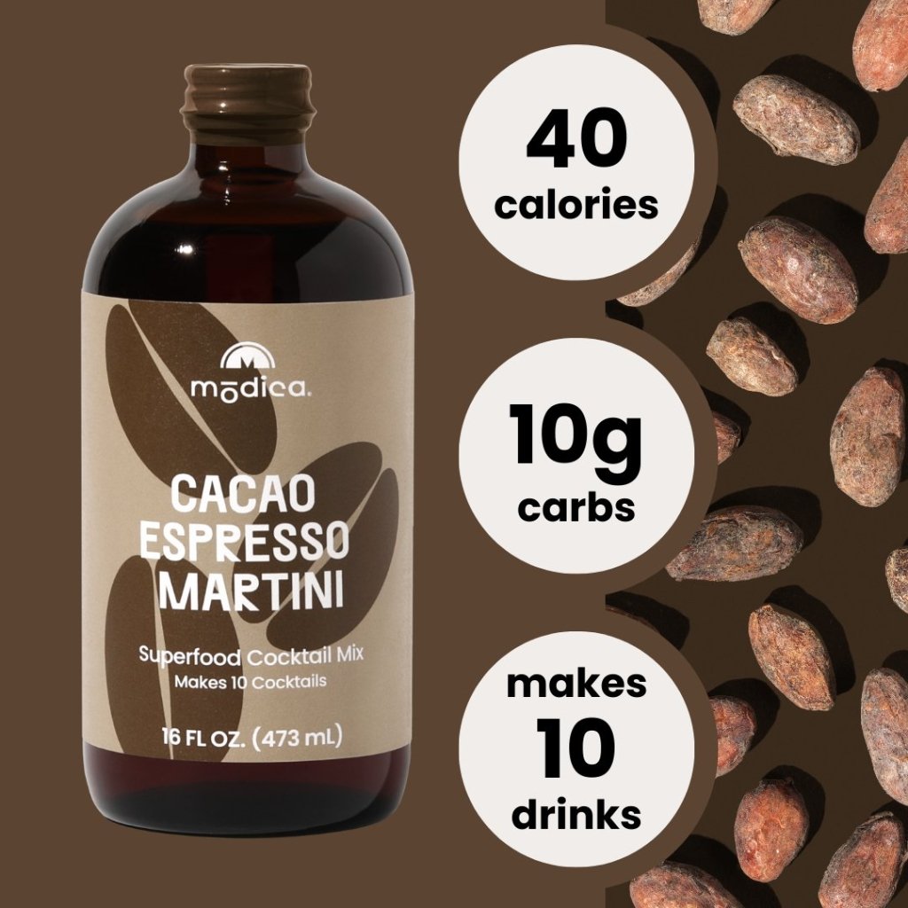 NEW! Cacao Espresso Martini Cocktail + Mocktail Mixer - Tipsy Cocktail Supply Co.