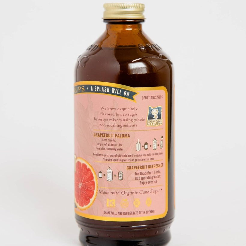 Non - alcoholic grapefruit tonic syrup - Tipsy Cocktail Supply Co.