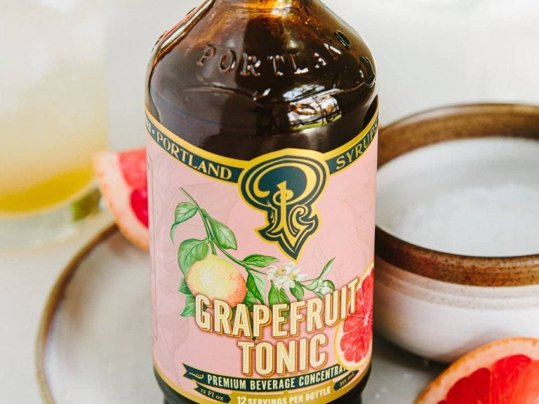 Non - alcoholic grapefruit tonic syrup - Tipsy Cocktail Supply Co.