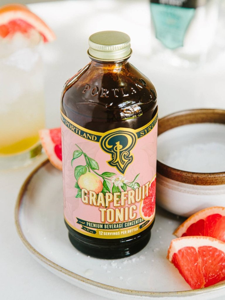 Non - alcoholic grapefruit tonic syrup - Tipsy Cocktail Supply Co.