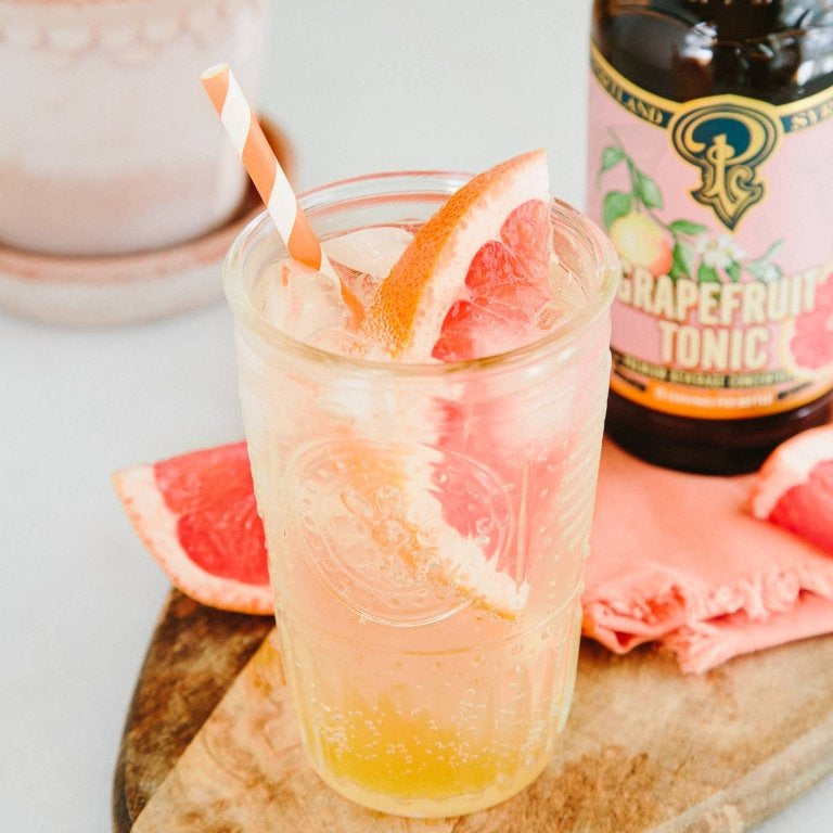 Non - alcoholic grapefruit tonic syrup - Tipsy Cocktail Supply Co.