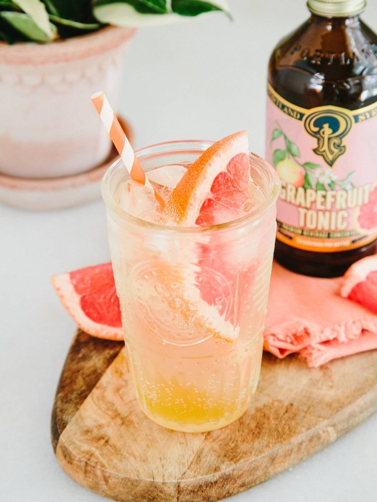 Non - alcoholic grapefruit tonic syrup - Tipsy Cocktail Supply Co.