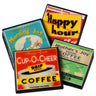 Not Without My Coffee! Vintage Coffee Coaster Set - Tipsy Cocktail Supply Co.