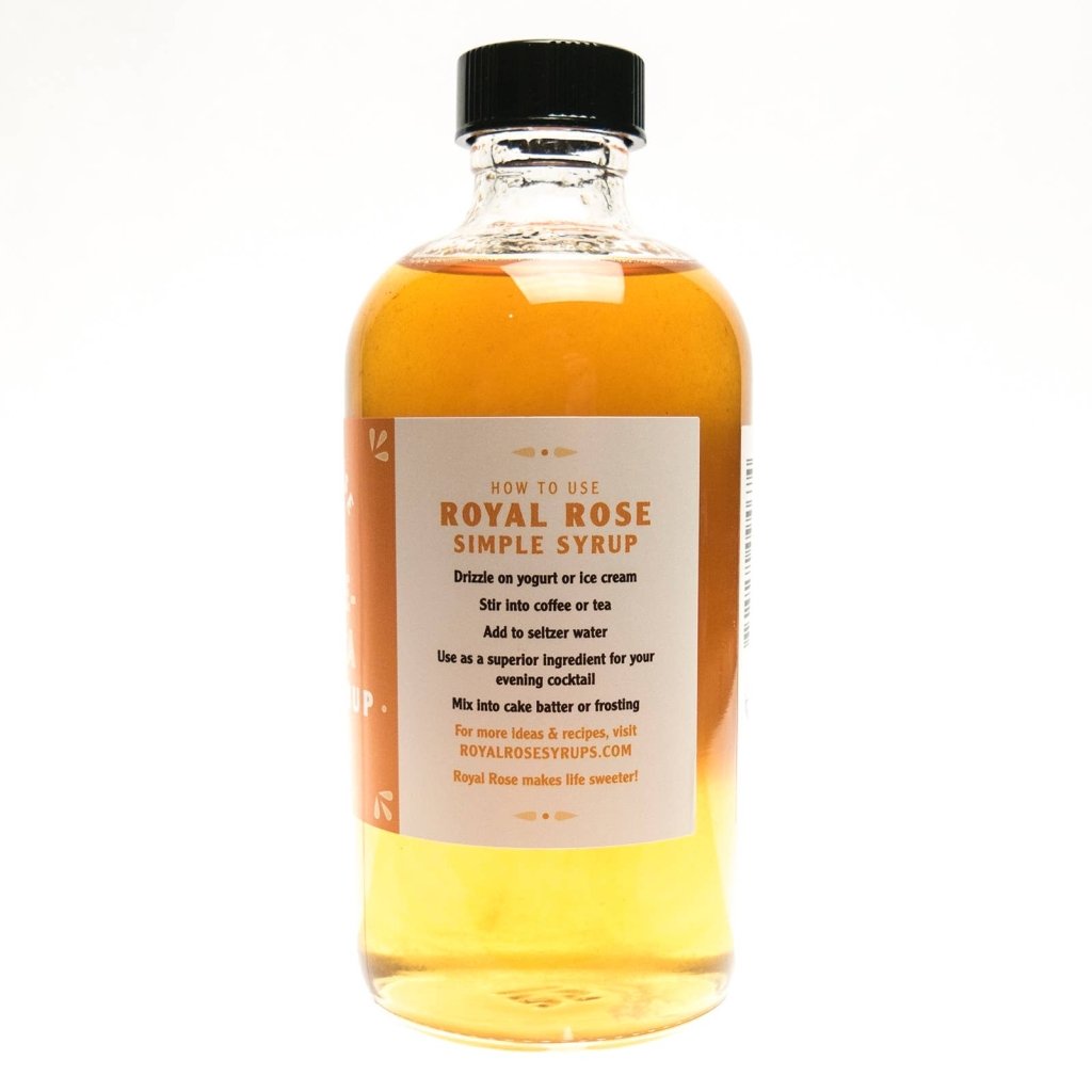 Orange Vanilla Organic Simple Syrup - Tipsy Cocktail Supply Co.