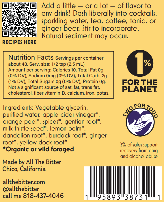 Orange Bitters 4oz - Tipsy Cocktail Supply Co.