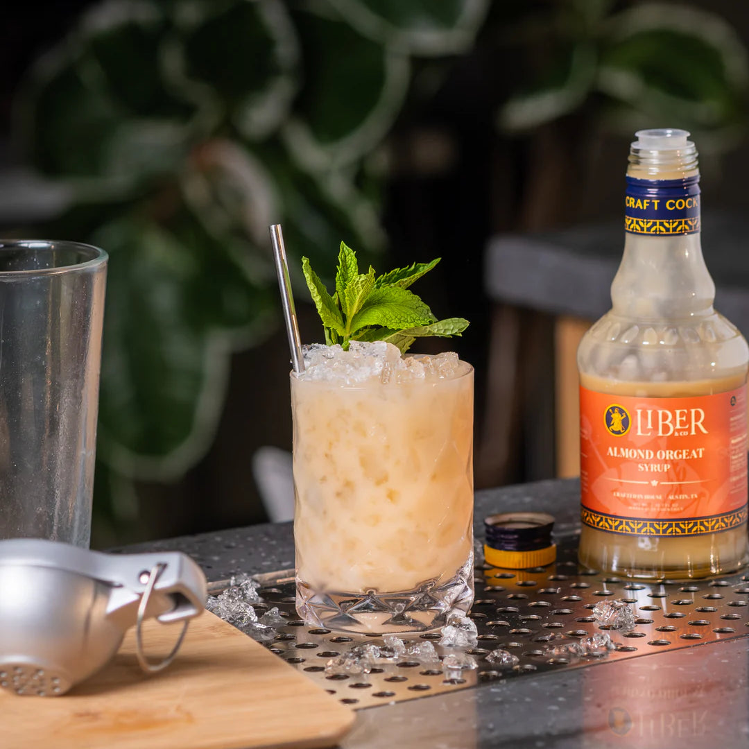 Almond Orgeat Syrup 12.7 oz - Tipsy Cocktail Supply Co.
