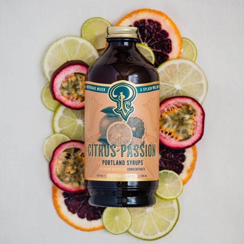 Passion Fruit - Citrus Syrup - Tipsy Cocktail Supply Co.