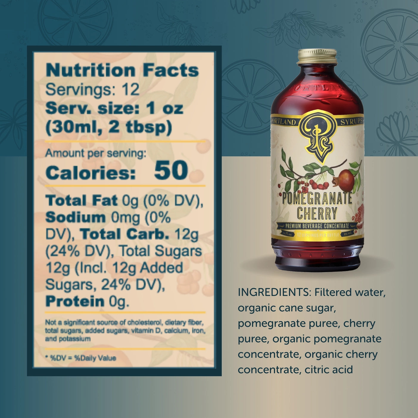 Pomegranate Cherry Syrup - Tipsy Cocktail Supply Co.