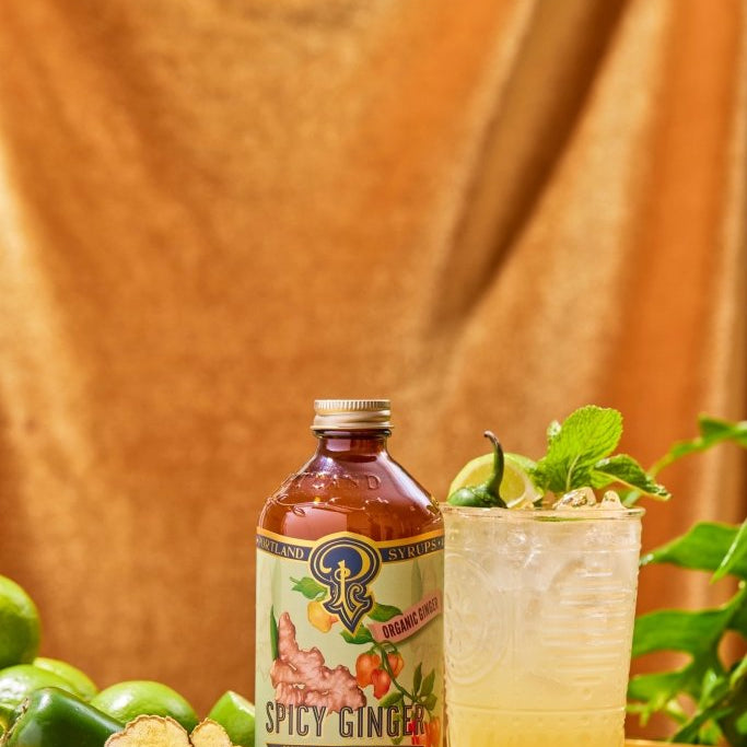 Spicy Ginger Syrup two - pack - Tipsy Cocktail Supply Co.