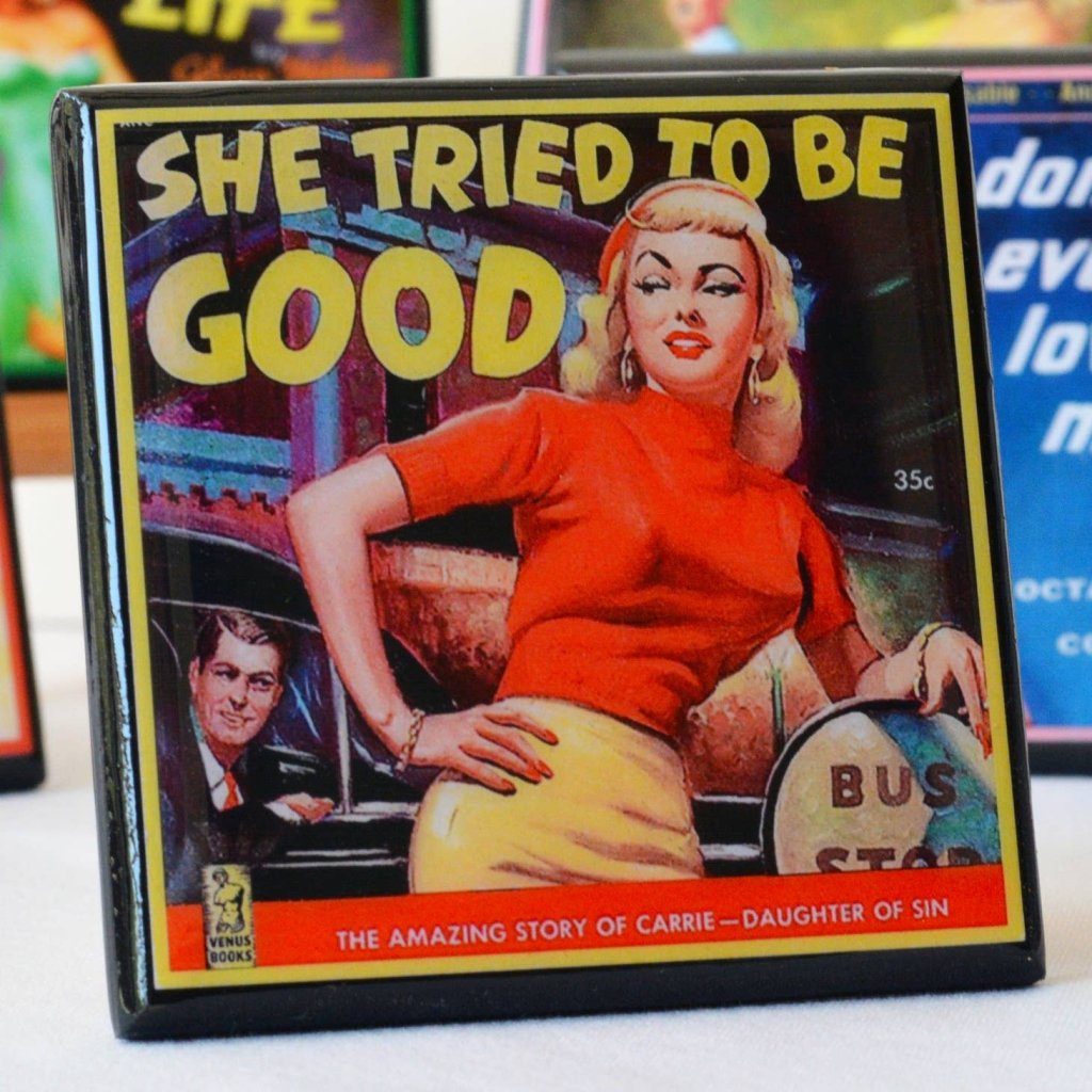 Pulp Fiction Bad Girls Coaster Set - Tipsy Cocktail Supply Co.