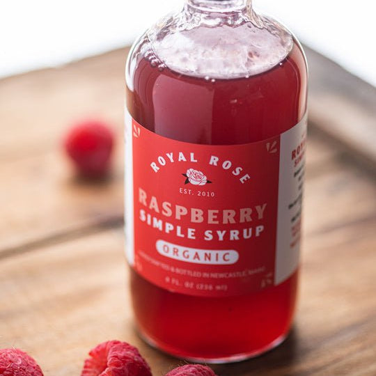 Raspberry Organic Simple Syrup - Tipsy Cocktail Supply Co.