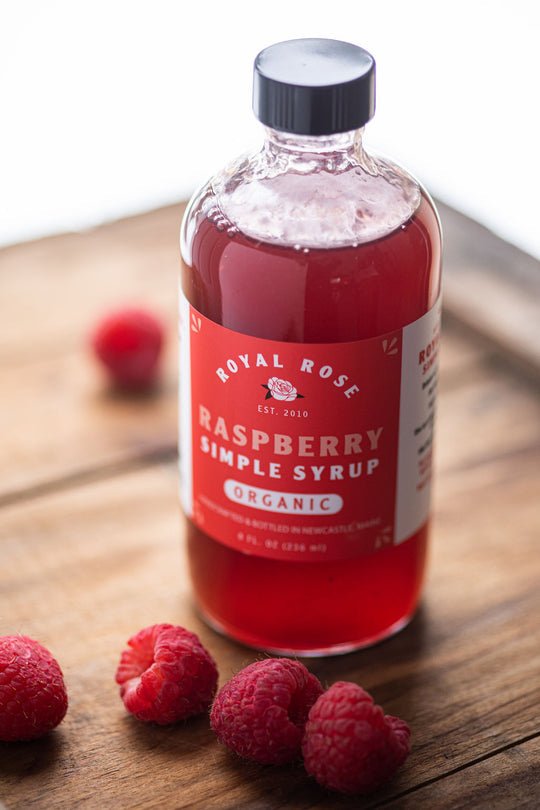 Raspberry Organic Simple Syrup - Tipsy Cocktail Supply Co.
