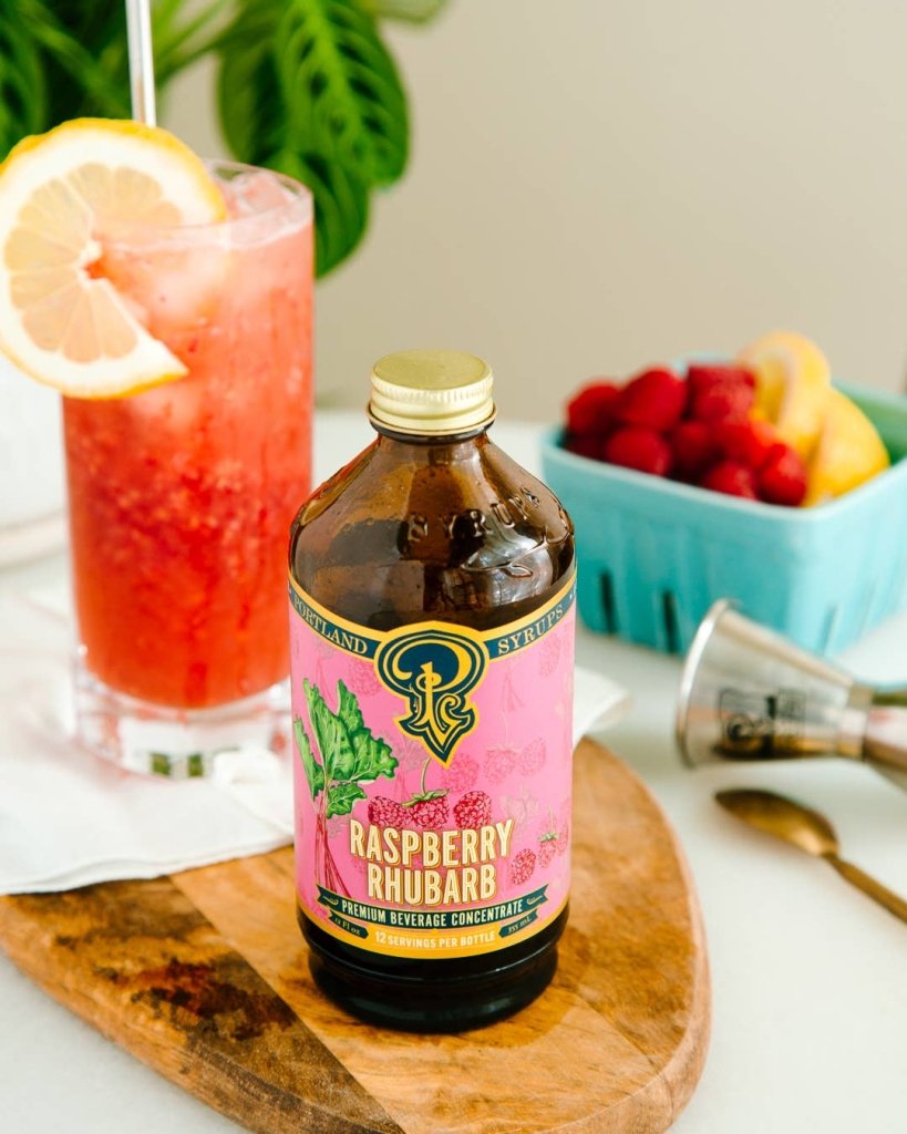 Raspberry Rhubarb Cocktail Syrup - Tipsy Cocktail Supply Co.