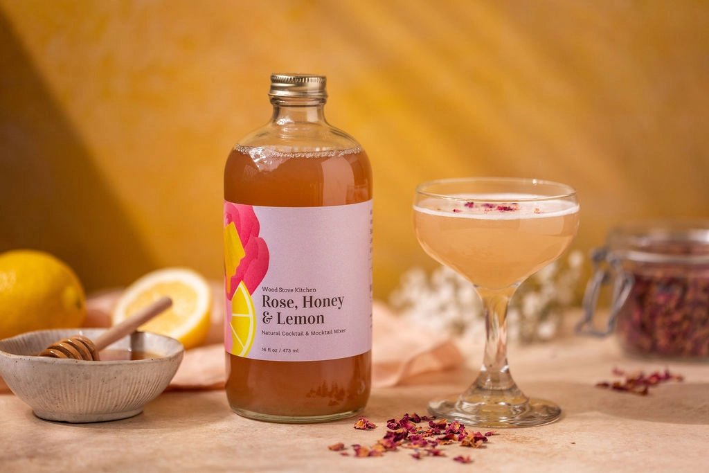 Rose Honey Lemon Mixer - Tipsy Cocktail Supply Co.