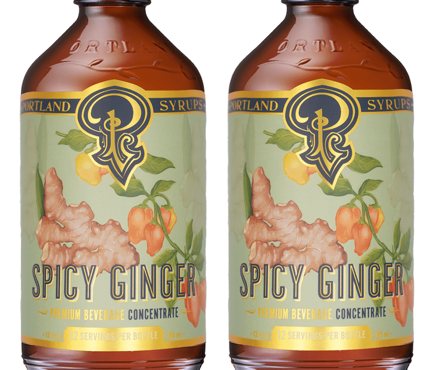 Spicy Ginger Syrup two - pack - Tipsy Cocktail Supply Co.