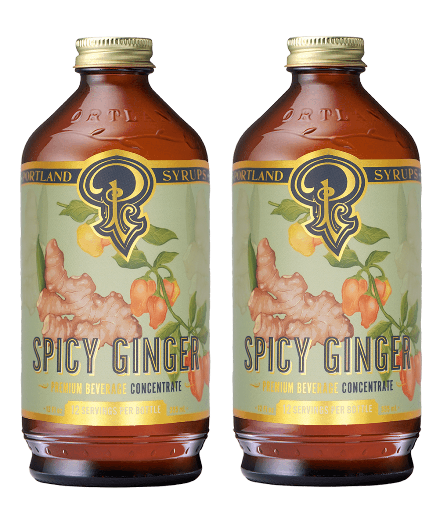 Spicy Ginger Syrup two - pack - Tipsy Cocktail Supply Co.