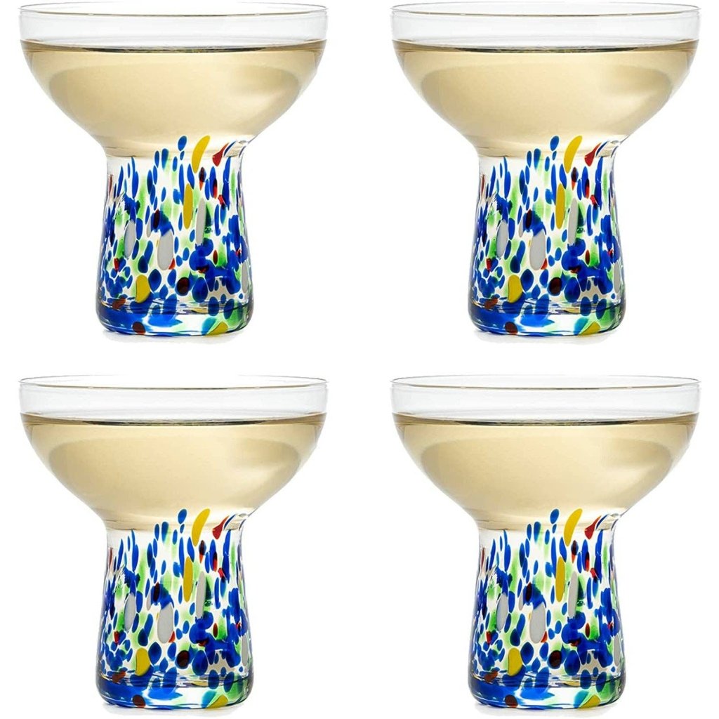 Stemless Confetti Margarita Glasses - Tipsy Cocktail Supply Co.