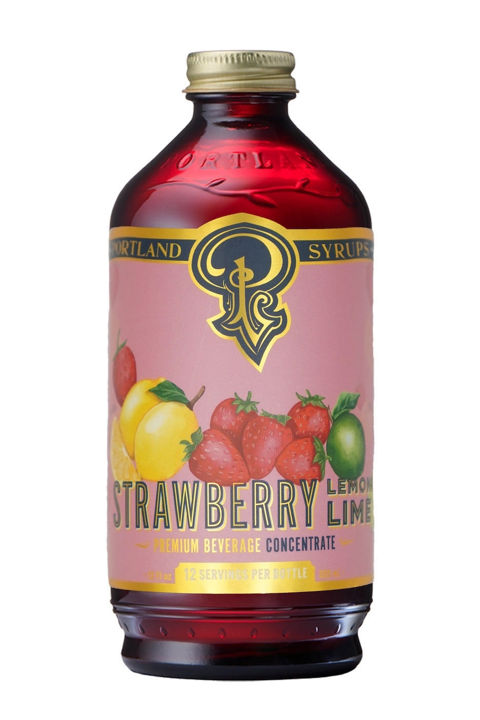 Strawberry Lemon Lime Syrup - Tipsy Cocktail Supply Co.