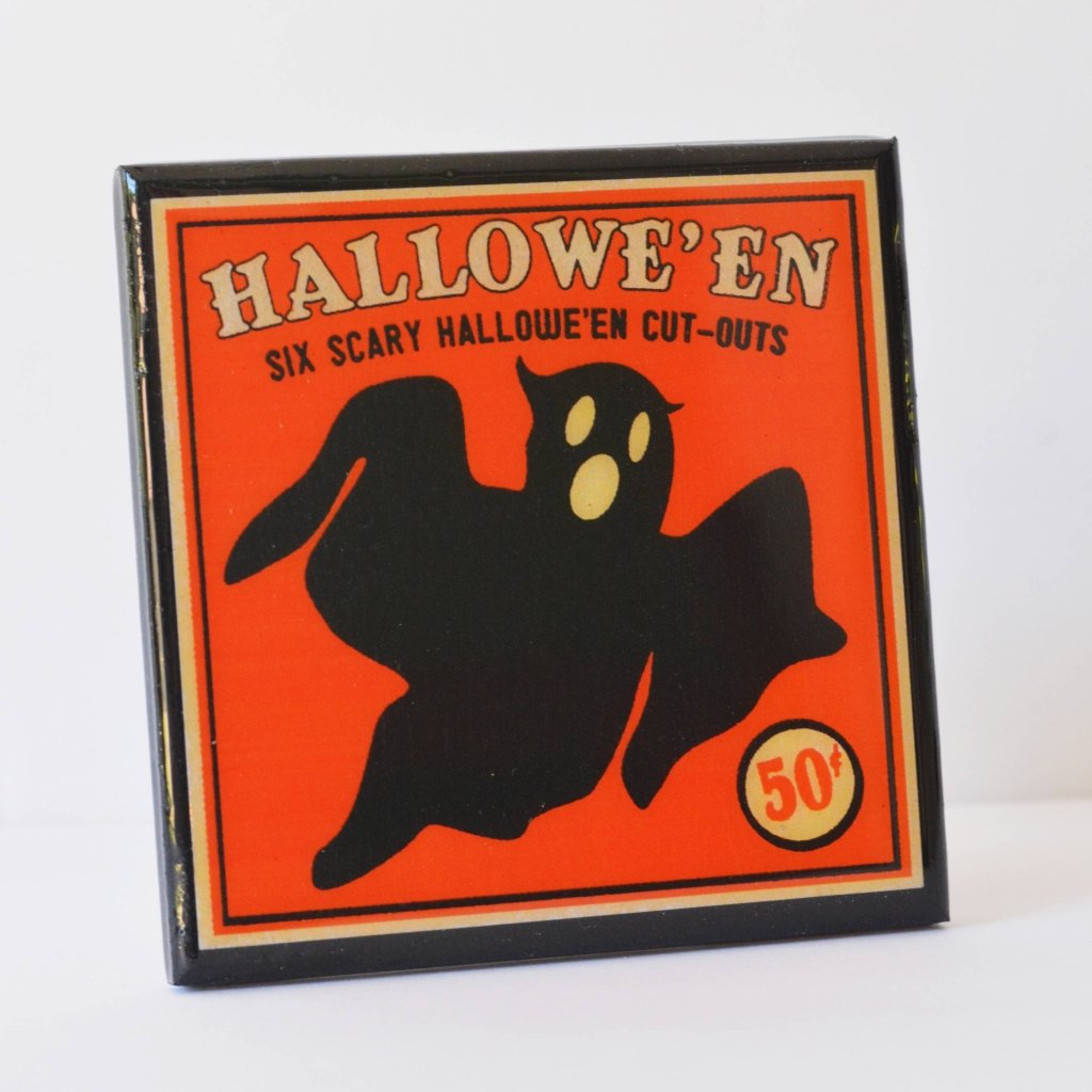 Trick or Treat! Vintage Halloween Drink Coaster Set - Tipsy Cocktail Supply Co.